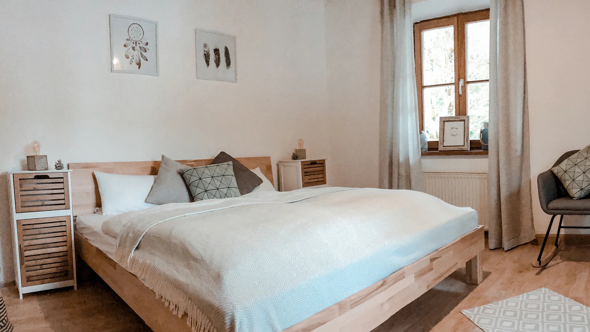 Gästezimmer mit Tageslicht