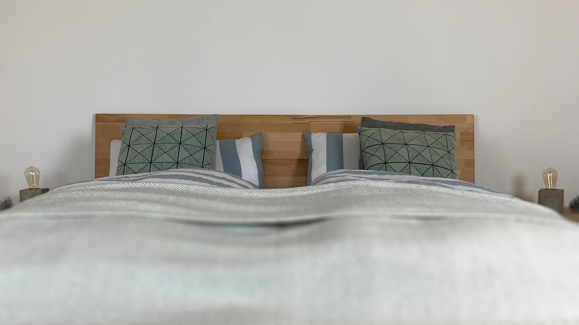 Detailaufnahme der Betten